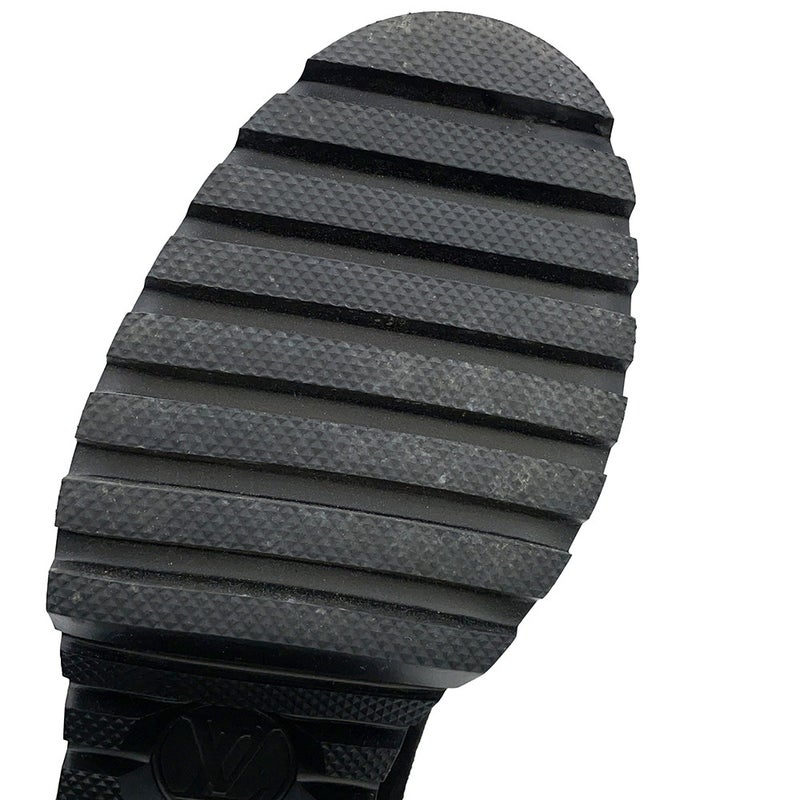 ルイヴィトン ブーツ モノグラム・アンプラント スエード ローリエート アンクルブーツ レディースサイズ38 1AC7W0 靴 ブラック 黒