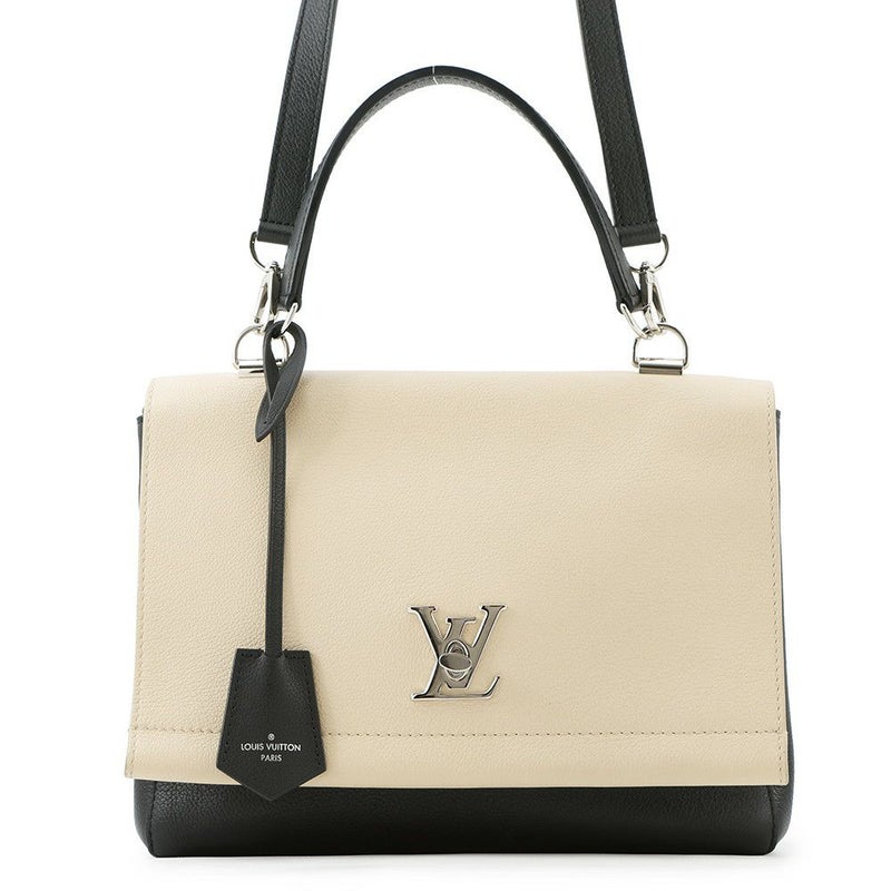 ルイヴィトン ハンドバッグ カーフレザー ロックミー カルターブル M50252 2wayショルダーバッグ 黒 ブラック