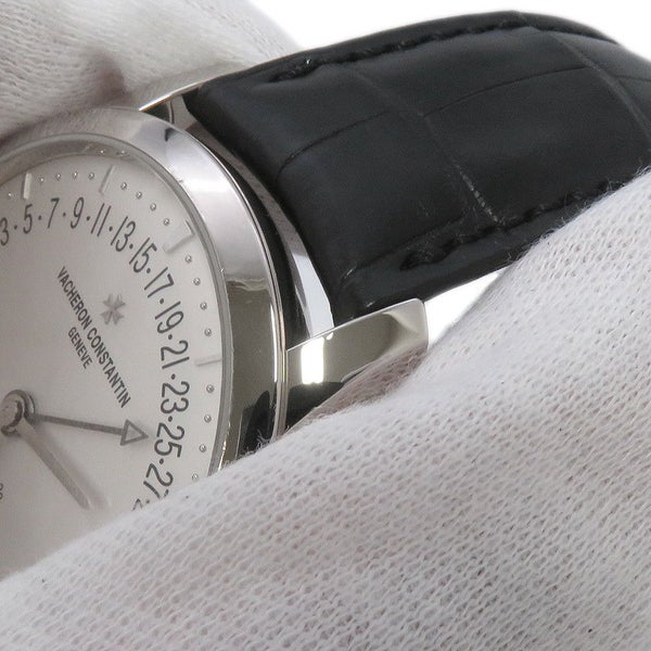 ヴァシュロンコンスタンタン パトリモニー ムーンフェイズ・レトログラード・デイト シルバー文字盤