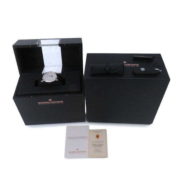 ヴァシュロンコンスタンタン パトリモニー ムーンフェイズ・レトログラード・デイト シルバー文字盤