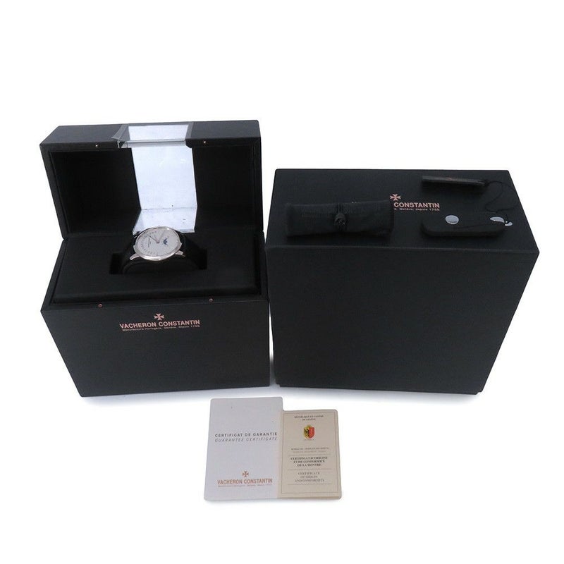 ヴァシュロンコンスタンタン パトリモニー ムーンフェイズ・レトログラード・デイト シルバー文字盤