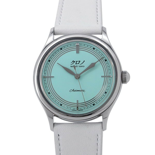 クロノ ブンキョウ トウキョウ 青磁 CB011 500本限定 ブルーグリーンラッカー文字盤