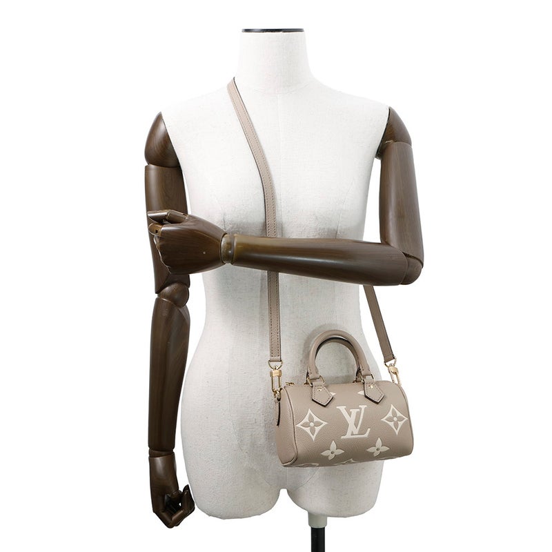 ルイヴィトン ハンドバッグ モノグラム・アンプラント ナノ・スピーディ M82890 LOUIS VUITTON 2wayショルダー セール品