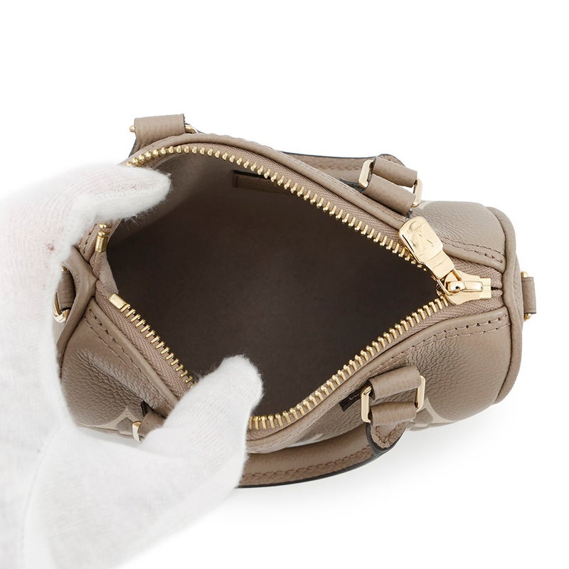 ルイヴィトン ハンドバッグ モノグラム・アンプラント ナノ・スピーディ M82890 LOUIS VUITTON 2wayショルダー セール品