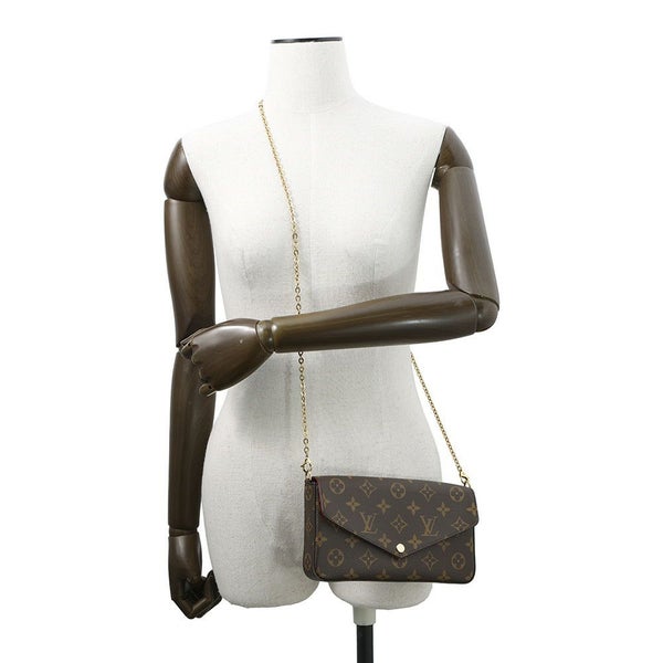 ルイヴィトン チェーンウォレット モノグラム ポシェット フェリシー M61276 LOUIS VUITTON 財布 バッグ フェリーチェ