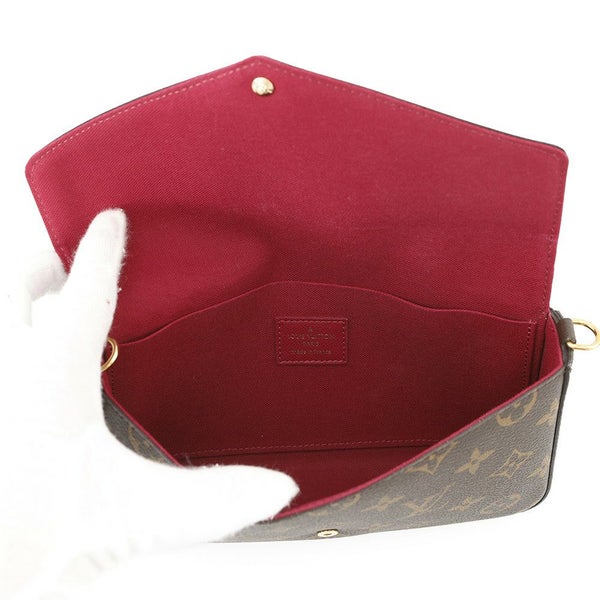 ルイヴィトン チェーンウォレット モノグラム ポシェット フェリシー M61276 LOUIS VUITTON 財布 バッグ フェリーチェ