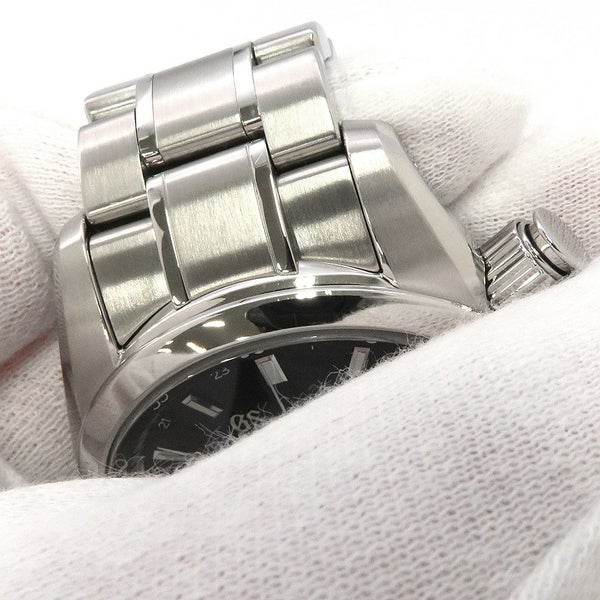 セイコー グランドセイコー GMT スプリングドライブ SEIKO 腕時計 黒文字盤