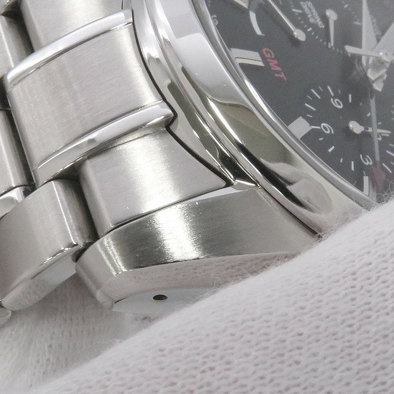 セイコー グランドセイコー GMT スプリングドライブ SEIKO 腕時計 黒文字盤