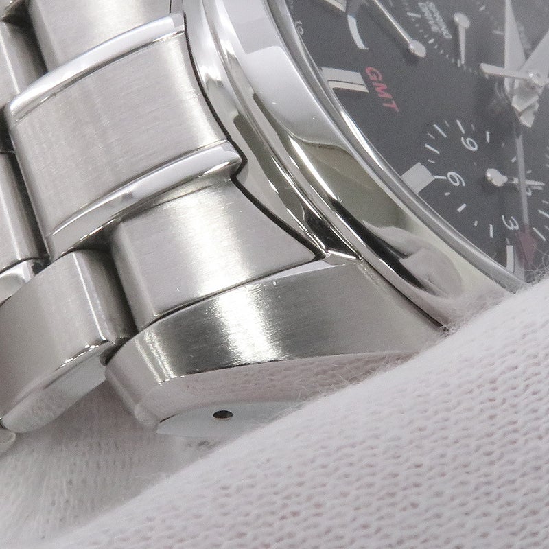 セイコー グランドセイコー GMT スプリングドライブ SEIKO 腕時計 黒文字盤