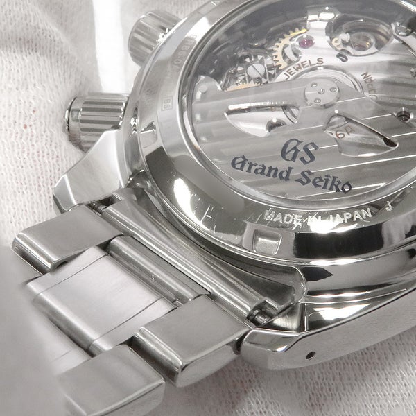 セイコー グランドセイコー GMT スプリングドライブ SEIKO 腕時計 黒文字盤