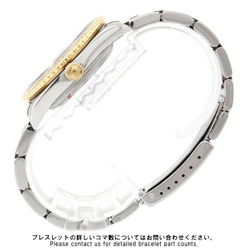 ロレックス デイトジャスト サンダーバード T番 SS/K18YG 16263 ROLEX 腕時計 グレー文字盤 ローマン