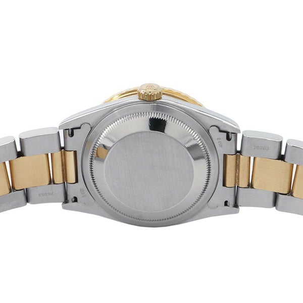 ロレックス デイトジャスト サンダーバード T番 SS/K18YG 16263 ROLEX 腕時計 グレー文字盤 ローマン