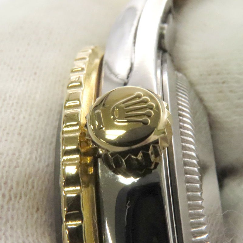 ロレックス デイトジャスト サンダーバード T番 SS/K18YG 16263 ROLEX 腕時計 グレー文字盤 ローマン