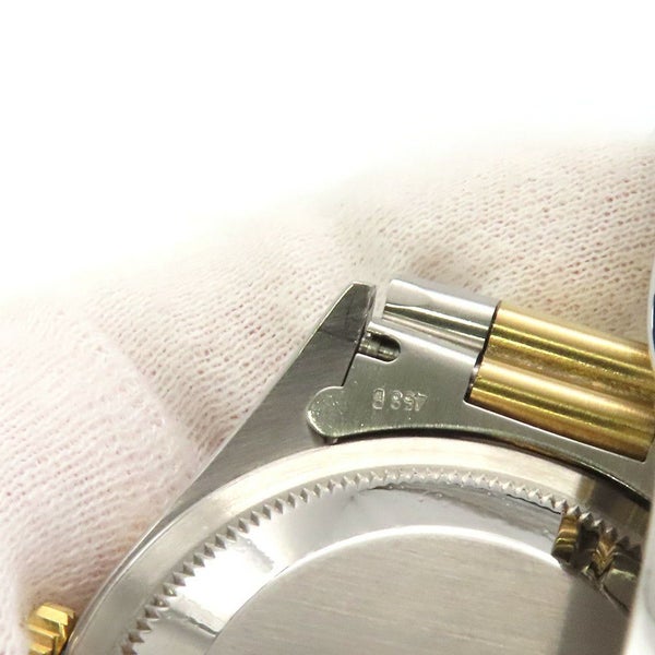 ロレックス デイトジャスト サンダーバード T番 SS/K18YG 16263 ROLEX 腕時計 グレー文字盤 ローマン