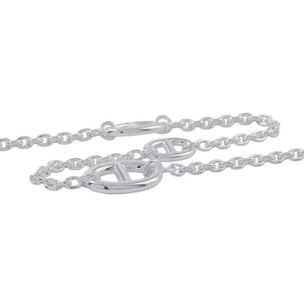 エルメス ネックレス シェーヌダンクル ファランドール 120 SV925シルバー HERMES ジュエリー