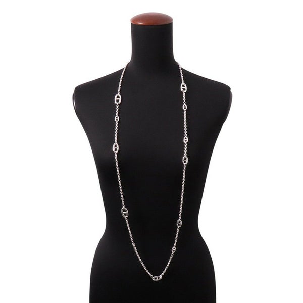 エルメス ネックレス シェーヌダンクル ファランドール 120 SV925シルバー HERMES ジュエリー