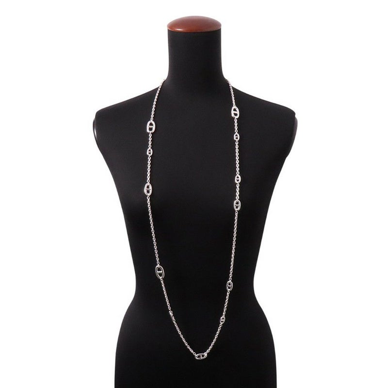 エルメス ネックレス シェーヌダンクル ファランドール 120 SV925シルバー HERMES ジュエリー