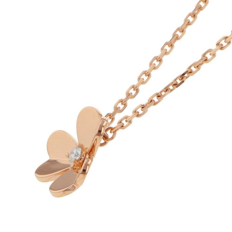 ヴァンクリーフ&アーペル ネックレス フリヴォル ペンダント スモールモデル ダイヤモンド 1P 0.08ct K18PGピンクゴールド VCARPFBM00