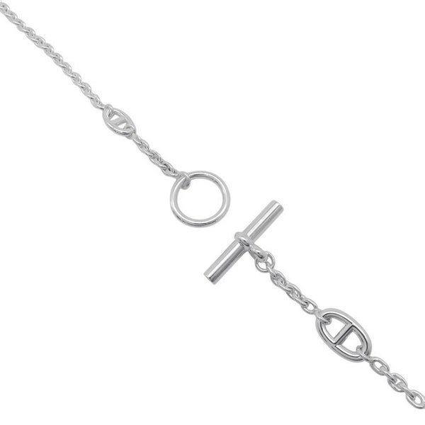 エルメス ネックレス シェーヌダンクル ファランドール SV925シルバー 120 HERMES ロングネックレス ジュエリー