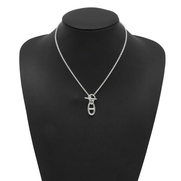 エルメス ネックレス シェーヌダンクル アミュレット SV925シルバー HERMES ペンダント ジュエリー