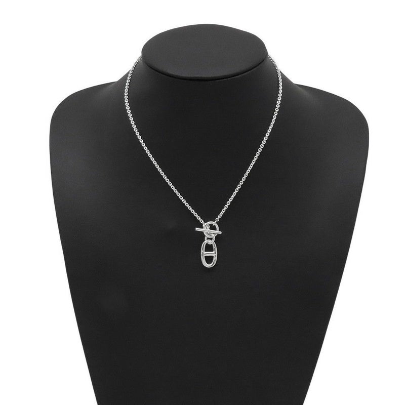 エルメス ネックレス シェーヌダンクル アミュレット SV925シルバー HERMES ペンダント ジュエリー