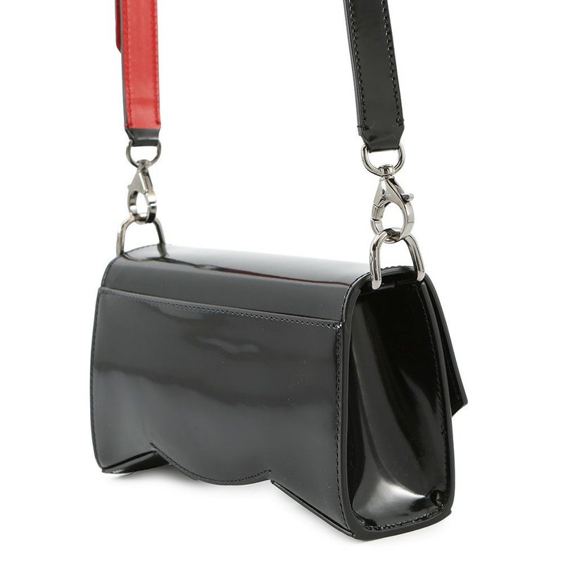 クリスチャン・ルブタン ショルダーバッグ Loubi ルビ54 パテント 1235232 Christian Louboutin 黒