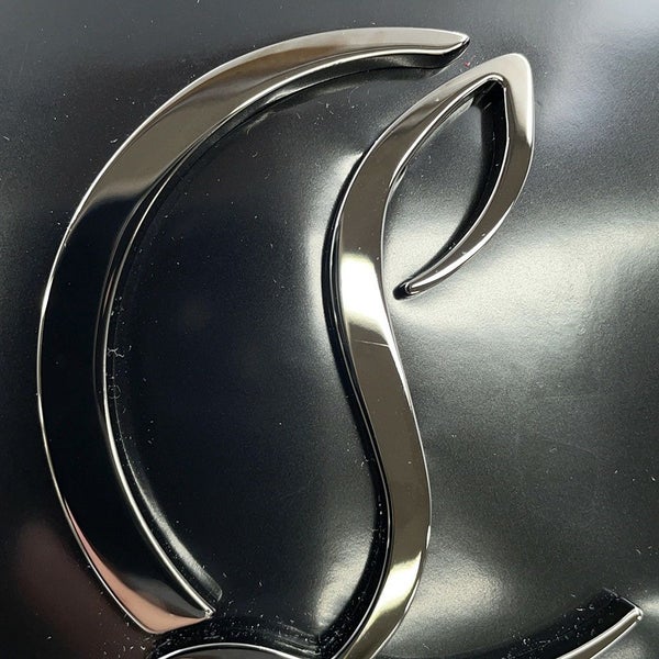 クリスチャン・ルブタン ショルダーバッグ Loubi ルビ54 パテント 1235232 Christian Louboutin 黒