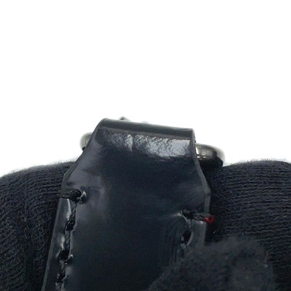 クリスチャン・ルブタン ショルダーバッグ Loubi ルビ54 パテント 1235232 Christian Louboutin 黒