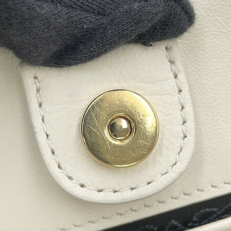 プラダ ハンドバッグ ギャザー レザー 1BA172 PRADA 2way 白