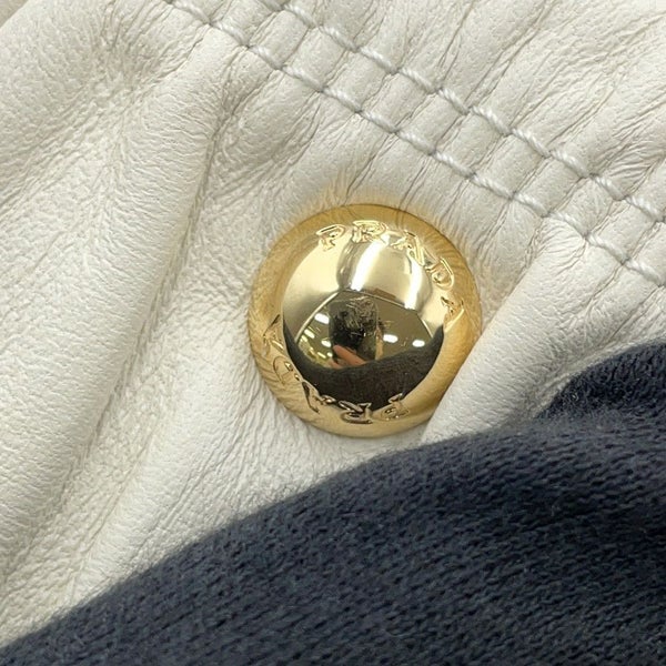 プラダ ハンドバッグ ギャザー レザー 1BA172 PRADA 2way 白