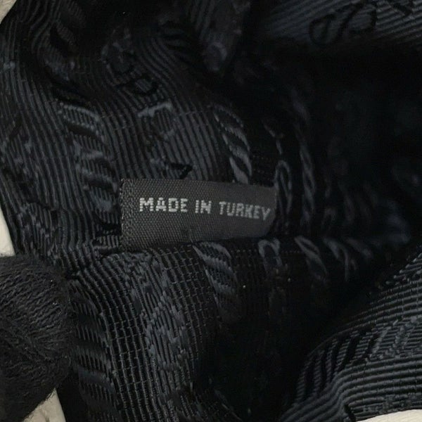 プラダ ハンドバッグ ギャザー レザー 1BA172 PRADA 2way 白