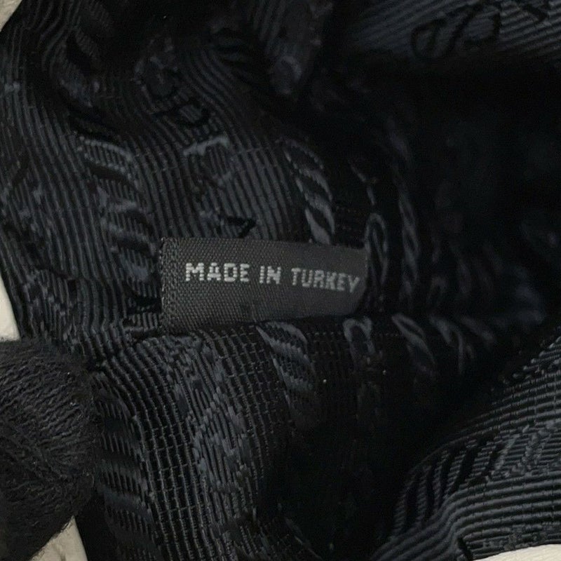 プラダ ハンドバッグ ギャザー レザー 1BA172 PRADA 2way 白