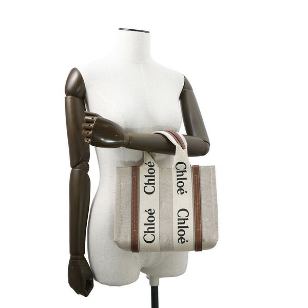 クロエ ハンドバッグ ウッディ トート スモール キャンバス CHC22AS397I2690U Chloe 2way