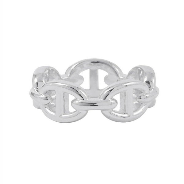 エルメス リング シェーヌダンクル アンシェネPM Enchainee SV925シルバー リングサイズ51 HERMES ジュエリー