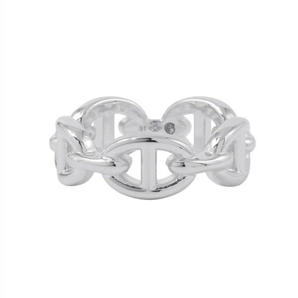 エルメス リング シェーヌダンクル アンシェネPM Enchainee SV925シルバー リングサイズ51 HERMES ジュエリー