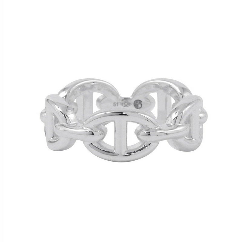 エルメス リング シェーヌダンクル アンシェネPM Enchainee SV925シルバー リングサイズ51 HERMES ジュエリー