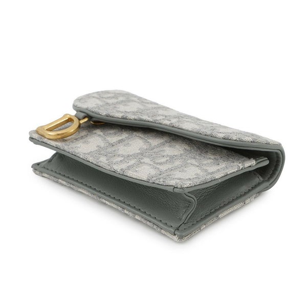 クリスチャン・ディオール カードケース オブリーク サドル ブルーム カードホルダー S5611CTZQ トロッター