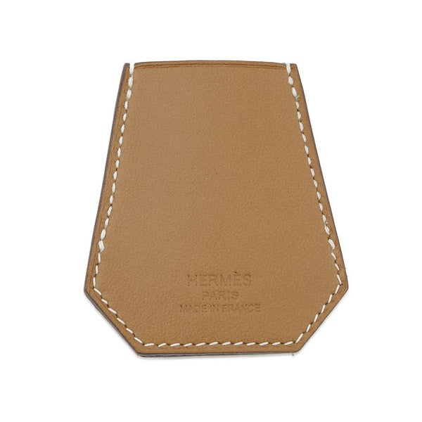 エルメス スカーフリング クロシェット ゴールド ラムスキン/シルク HERMES アクセサリー