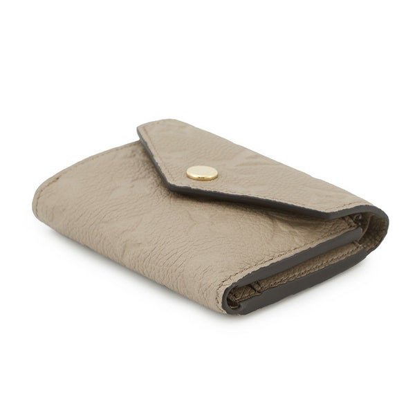 ルイヴィトン 三つ折り財布 モノグラム・アンプラント ポルトフォイユ・ゾエ M69800 LOUIS VUITTON グレージュ