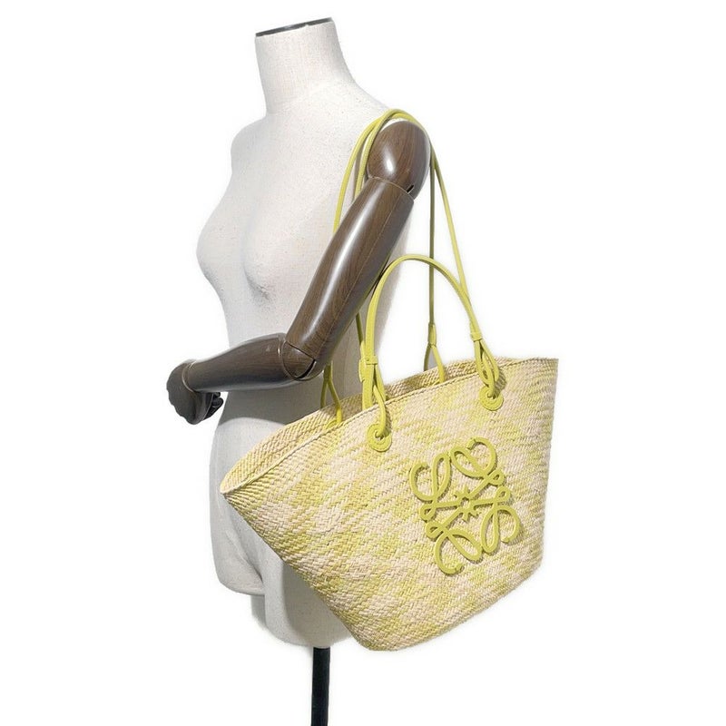 ロエベ ハンドバッグ アナグラム ミディアム ラフィア A223T43X55 LOEWE バスケットバッグ