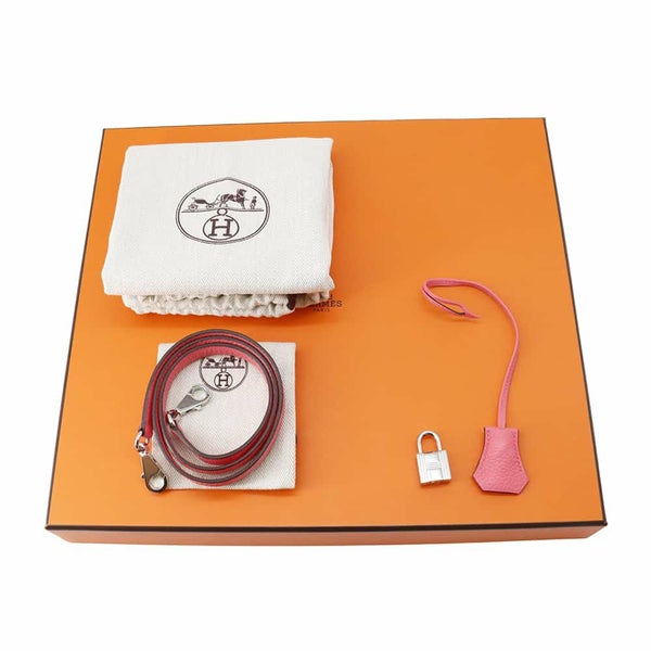 エルメス ハンドバッグ ボリード31 ローズアザレ/シルバー金具 トリヨンクレマンス Y刻印 2wayショルダー