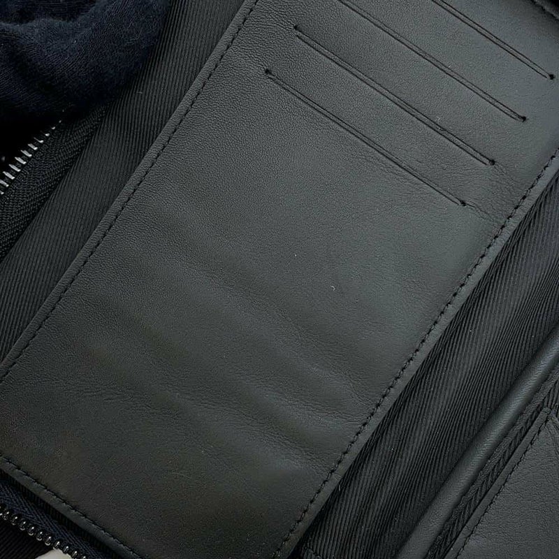 ルイヴィトン ショルダーバッグ ダミエ・ジャイアント NIGOコラボ ダブルフォンポーチ N40377 ブラック 黒