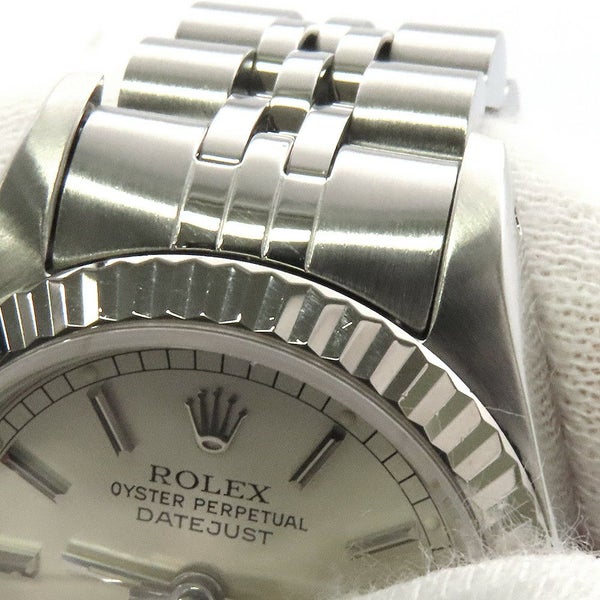 ロレックス デイトジャスト R番 SS/K18WG 69174 ROLEX 腕時計 シルバー文字盤