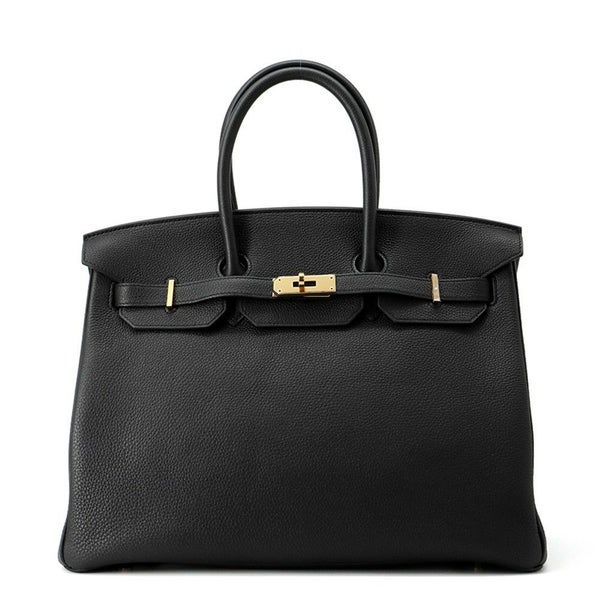 エルメス バーキン35 ブラック/ゴールド金具 トゴ T刻印 HERMES Birkin ハンドバッグ