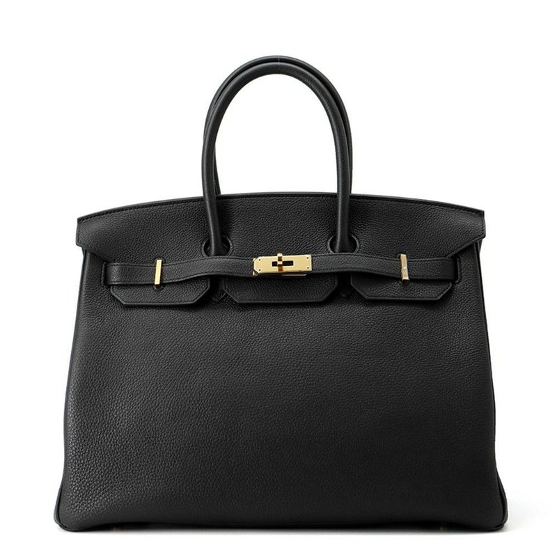 エルメス バーキン35 ブラック/ゴールド金具 トゴ T刻印 HERMES Birkin ハンドバッグ