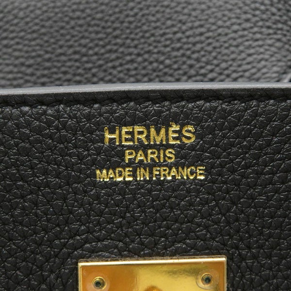 エルメス バーキン35 ブラック/ゴールド金具 トゴ T刻印 HERMES Birkin ハンドバッグ