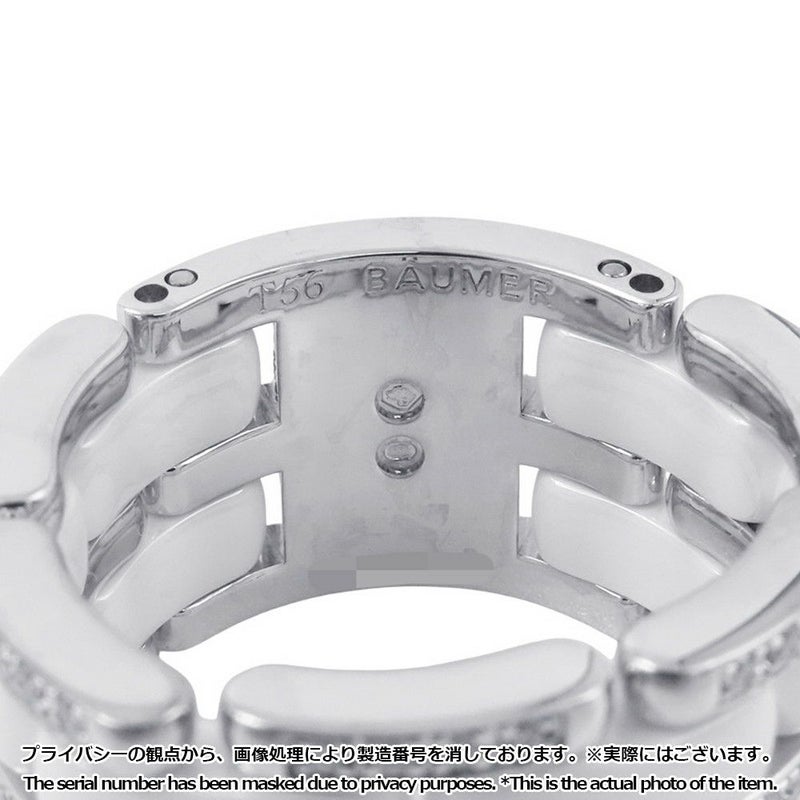 シャネル リング ウルトラ コレクション ダイヤモンド K18WGホワイトゴールド ホワイトセラミック サイズ56 CHANEL 指輪