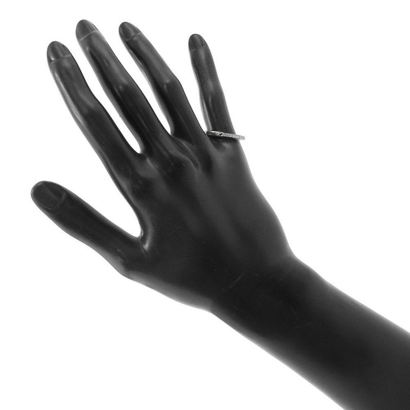 ティファニー リング ロック リング ダイヤモンド 0.13ct K18WGホワイトゴールド サイズ約9号 72345363 Tiffany&Co. 指輪