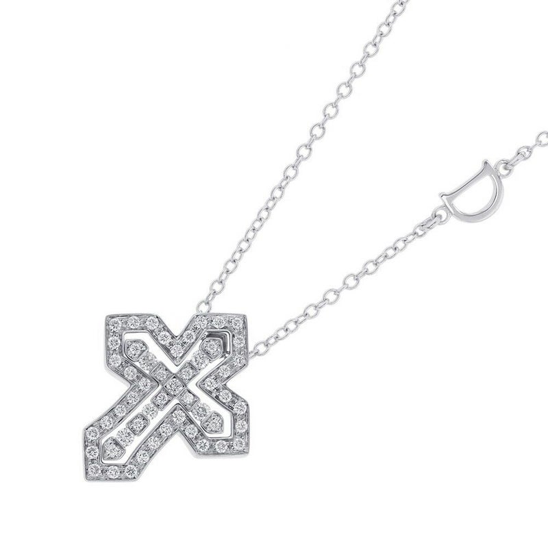 ダミアーニ ネックレス ベル エポック クラウン ダイヤモンド 0.28ct K18WGホワイトゴールド サイズS 20089078 DAMIANI ペンダント