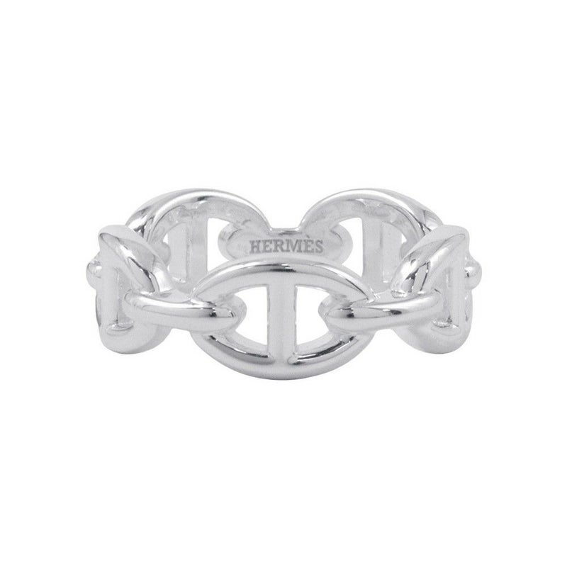 エルメス リング シェーヌダンクル アンシェネPM Enchainee SV925シルバー リングサイズ54 HERMES ジュエリー